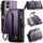Per Samsung Galaxy S25 Edge 5G CaseMe C36 Porta carte con cerniera Portafoglio RFID Antifurto Custodia in pelle per telefono (viola) Per Samsung Galaxy S25 Edge 5G CaseMe C36 Porta carte con cerniera Portafoglio RFID Antifurto Custodia in pelle per telefono (viola)