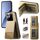 Per Xiaomi 15 Pro Twill Tessuto Pelle Verticale Flip RFID Card Bag Custodia per Telefono (Cachi) Per Xiaomi 15 Pro Twill Tessuto Pelle Verticale Flip RFID Card Bag Custodia per Telefono (Cachi)