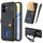 Per OPPO Reno13 F Retro Card Wallet Fold Custodia in pelle per telefono con cinturino (nero) Per OPPO Reno13 F Retro Card Wallet Fold Custodia in pelle per telefono con cinturino (nero)
