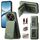 Per OPPO Find X8 Pro Twill Tessuto Pelle Verticale Flip RFID Card Bag Custodia per Telefono (Verde) Per OPPO Find X8 Pro Twill Tessuto Pelle Verticale Flip RFID Card Bag Custodia per Telefono (Verde)