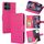 Per Motorola Moto G 5G 2025 Custodia in pelle con texture di cristallo (rosso rosa) Per Motorola Moto G 5G 2025 Custodia in pelle con texture di cristallo (rosso rosa)