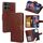 Per Motorola Moto G 5G 2025 Custodia in pelle con texture di cristallo (marrone) Per Motorola Moto G 5G 2025 Custodia in pelle con texture di cristallo (marrone)