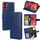 Per Motorola Moto G05 Custodia in pelle con texture di cristallo (blu reale) Per Motorola Moto G05 Custodia in pelle con texture di cristallo (blu reale)