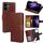 Per OPPO Reno13 F 5G / 4G Custodia in pelle con texture di cristallo (marrone) Per OPPO Reno13 F 5G / 4G Custodia in pelle con texture di cristallo (marrone)