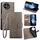 Per OnePlus Ace 5 / 5 Pro Custodia in pelle goffrata con motivo albero e cervo (grigio) Per OnePlus Ace 5 / 5 Pro Custodia in pelle goffrata con motivo albero e cervo (grigio)