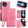 Per OnePlus Ace 5 / 5 Pro Custodia in pelle goffrata con motivo albero e cervo (rosa) Per OnePlus Ace 5 / 5 Pro Custodia in pelle goffrata con motivo albero e cervo (rosa)