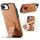 Per iPhone 16e Fierre Shann Custodia per telefono con supporto posteriore in pelle di mucca cerata e olio (marrone) Per iPhone 16e Fierre Shann Custodia per telefono con supporto posteriore in pelle di mucca cerata e olio (marrone)