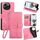 Per Tecno Spark 30 4G Custodia in pelle goffrata con motivo albero e cervo (rosa) Per Tecno Spark 30 4G Custodia in pelle goffrata con motivo albero e cervo (rosa)