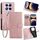 Per Redmi Note 14 Pro 4G Custodia in pelle goffrata con motivo albero e cervo (oro rosa) Per Redmi Note 14 Pro 4G Custodia in pelle goffrata con motivo albero e cervo (oro rosa)