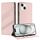 Per iPhone 15 Custodia per telefono in pelle retrò con portafoglio multifunzionale in rilievo (rosa) Per iPhone 15 Custodia per telefono in pelle retrò con portafoglio multifunzionale in rilievo (rosa)