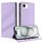 Per iPhone 16e Custodia per telefono in pelle retrò con portafoglio multifunzionale in rilievo (viola chiaro) Per iPhone 16e Custodia per telefono in pelle retrò con portafoglio multifunzionale in rilievo (viola chiaro)