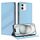 Per iPhone 12 / 12 Pro Custodia per telefono in pelle retrò con portafoglio multifunzionale in rilievo (azzurro chiaro) Per iPhone 12 / 12 Pro Custodia per telefono in pelle retrò con portafoglio multifunzionale in rilievo (azzurro chiaro)
