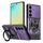Per Samsung Galaxy S24 FE 5G Armor Supporto Rotante MagSafe Custodia per Telefono (Viola) Per Samsung Galaxy S24 FE 5G Armor Supporto Rotante MagSafe Custodia per Telefono (Viola)