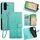 Per Samsung Galaxy A56 5G Custodia in pelle goffrata con motivo albero e cervo (verde) Per Samsung Galaxy A56 5G Custodia in pelle goffrata con motivo albero e cervo (verde)