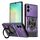 Per Samsung Galaxy A06 5G / 4G Custodia per telefono con supporto rotante MagSafe (viola) Per Samsung Galaxy A06 5G / 4G Custodia per telefono con supporto rotante MagSafe (viola)