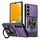 Per Samsung Galaxy A13 / A04e Custodia per telefono con supporto girevole MagSafe Armor (viola) Per Samsung Galaxy A13 / A04e Custodia per telefono con supporto girevole MagSafe Armor (viola)