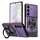 Per Samsung Galaxy A35 5G Custodia per telefono con supporto rotante MagSafe (viola) Per Samsung Galaxy A35 5G Custodia per telefono con supporto rotante MagSafe (viola)