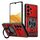 Per Samsung Galaxy A33 5G Armor Rotating Holder MagSafe Custodia per telefono (rosso) Per Samsung Galaxy A33 5G Armor Rotating Holder MagSafe Custodia per telefono (rosso)