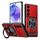 Per Samsung Galaxy A55 5G Custodia per telefono con supporto rotante MagSafe (rosso) Per Samsung Galaxy A55 5G Custodia per telefono con supporto rotante MagSafe (rosso)