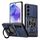 Per Samsung Galaxy A55 5G Custodia per telefono con supporto rotante MagSafe (blu) Per Samsung Galaxy A55 5G Custodia per telefono con supporto rotante MagSafe (blu)