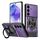 Per Samsung Galaxy A55 5G Armor Supporto Rotante MagSafe Custodia per Telefono (Viola) Per Samsung Galaxy A55 5G Armor Supporto Rotante MagSafe Custodia per Telefono (Viola)