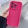 Per iPhone 16 Pro Max Custodia per telefono in TPU con foro preciso e telaio antiurto satinato (rosso rosa) Per iPhone 16 Pro Max Custodia per telefono in TPU con foro preciso e telaio antiurto satinato (rosso rosa)