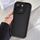 Per iPhone 14 Plus Custodia per telefono in TPU con foro preciso e telaio antiurto satinato (nero) Per iPhone 14 Plus Custodia per telefono in TPU con foro preciso e telaio antiurto satinato (nero)