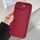 Per iPhone SE 2022/2020/8/7 Custodia per telefono in TPU con foro preciso e telaio antiurto satinato (rosso vino) Per iPhone SE 2022/2020/8/7 Custodia per telefono in TPU con foro preciso e telaio antiurto satinato (rosso vino)