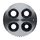 Per OnePlus 13 CPH2655 CPH2653 PJZ110 Obiettivo della fotocamera posteriore (nero)