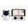 Baby monitor con display IPS HD da 4,3 pollici, spina UE, 720P