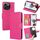 Per Tecno Pova 6 Neo 5G Custodia in pelle con texture di cristallo (rosso rosa) Per Tecno Pova 6 Neo 5G Custodia in pelle con texture di cristallo (rosso rosa)