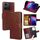 Per TCL 503 4G Custodia in pelle con texture di cristallo (marrone)