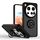 Per Xiaomi 15 Ultra Q Shadow 1 Series TPU Hybrid PC Phone Case con anello (nero + rosso)
