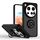 Per Xiaomi 15 Ultra Q Shadow 1 Series TPU Hybrid PC Phone Case con anello (nero + nero)