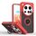 Per Xiaomi 15 Ultra Q Shadow 1 Series TPU Hybrid PC Phone Case con anello (rosso)