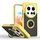 Per Xiaomi 15 Ultra Q Shadow 1 Series TPU Hybrid PC Phone Case con anello (giallo)