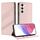 Per Samsung Galaxy S23 5G Custodia per telefono in pelle retrò con portafoglio multifunzionale in rilievo (rosa) Per Samsung Galaxy S23 5G Custodia per telefono in pelle retrò con portafoglio multifunzionale in rilievo (rosa)