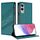 Per Samsung Galaxy S25 Edge 5G Custodia per telefono in pelle retrò con portafoglio multifunzionale in rilievo (verde scuro) Per Samsung Galaxy S25 Edge 5G Custodia per telefono in pelle retrò con portafoglio multifunzionale in rilievo (verde scuro)
