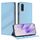 Per Cubot X70 Custodia per telefono in pelle retrò con portafoglio multifunzionale in rilievo (azzurro chiaro) Per Cubot X70 Custodia per telefono in pelle retrò con portafoglio multifunzionale in rilievo (azzurro chiaro)