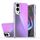 Per Samsung Galaxy S25 Edge 5G Custodia per telefono con placcatura sfumata scolorita (viola)