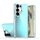 Per Samsung Galaxy S24 Ultra 5G Custodia per telefono con placcatura sfumata scolorita (blu)