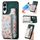 Per Samsung Galaxy S25 Edge 5G Custodia per telefono con cerniera dipinta retrò (verde) Per Samsung Galaxy S25 Edge 5G Custodia per telefono con cerniera dipinta retrò (verde)