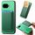 Per Google Pixel 9a Retro Magsafe Card Bag PU Cover posteriore Custodia per telefono (verde) Per Google Pixel 9a Retro Magsafe Card Bag PU Cover posteriore Custodia per telefono (verde)