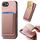 Per iPhone 16e Retro Magsafe Card Bag PU Cover posteriore Custodia per telefono (rosa) Per iPhone 16e Retro Magsafe Card Bag PU Cover posteriore Custodia per telefono (rosa)