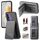 Per vivo V40 Lite 4G Twill Tessuto Pelle Verticale Flip RFID Card Bag Custodia per Telefono (Grigio) Per vivo V40 Lite 4G Twill Tessuto Pelle Verticale Flip RFID Card Bag Custodia per Telefono (Grigio)