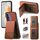 Per vivo V40 Lite 4G Twill Tessuto Pelle Verticale Flip RFID Card Bag Custodia per Telefono (Marrone) Per vivo V40 Lite 4G Twill Tessuto Pelle Verticale Flip RFID Card Bag Custodia per Telefono (Marrone)