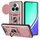 Per Realme P3 Pro 5G Custodia per fotocamera scorrevole TPU Hybrid PC Phone Case (oro rosa) Per Realme P3 Pro 5G Custodia per fotocamera scorrevole TPU Hybrid PC Phone Case (oro rosa)