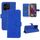 Custodia in pelle con chiusura magnetica per Motorola Edge 5G 2025 (blu)