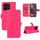 Custodia in pelle con flip magnetico effetto pelle per Motorola Edge 5G 2025 (rosso rosa) Custodia in pelle con flip magnetico effetto pelle per Motorola Edge 5G 2025 (rosso rosa)