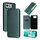 Per ASUS Zenfone 12 Ultra Custodia in pelle con texture in fibra di carbonio (verde) Per ASUS Zenfone 12 Ultra Custodia in pelle con texture in fibra di carbonio (verde)